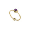 Zlatý Prsten Gucci Interlocking G Amethyst YBC662428003014