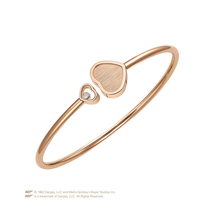 detail Zlatý Náramek Chopard Happy Hearts Golden Hearts 85A007-5021