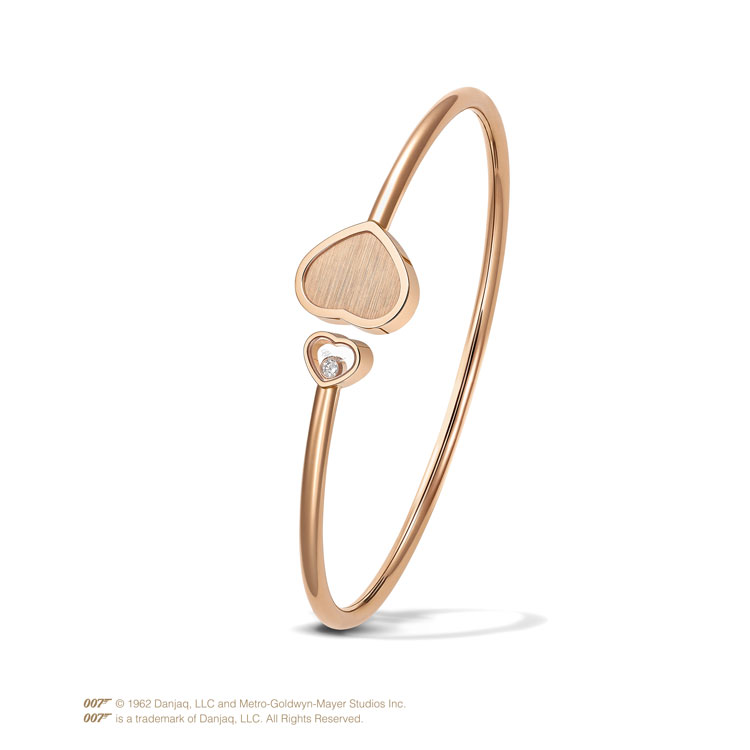 detail Zlatý Náramek Chopard Happy Hearts Golden Hearts 85A007-5021