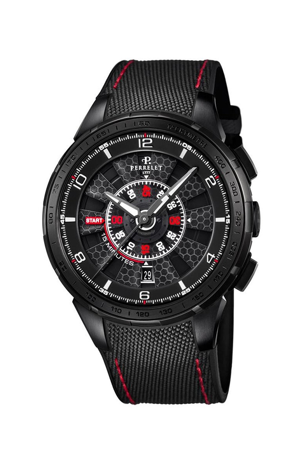detail Perrelet Turbine Chrono A1079/3
