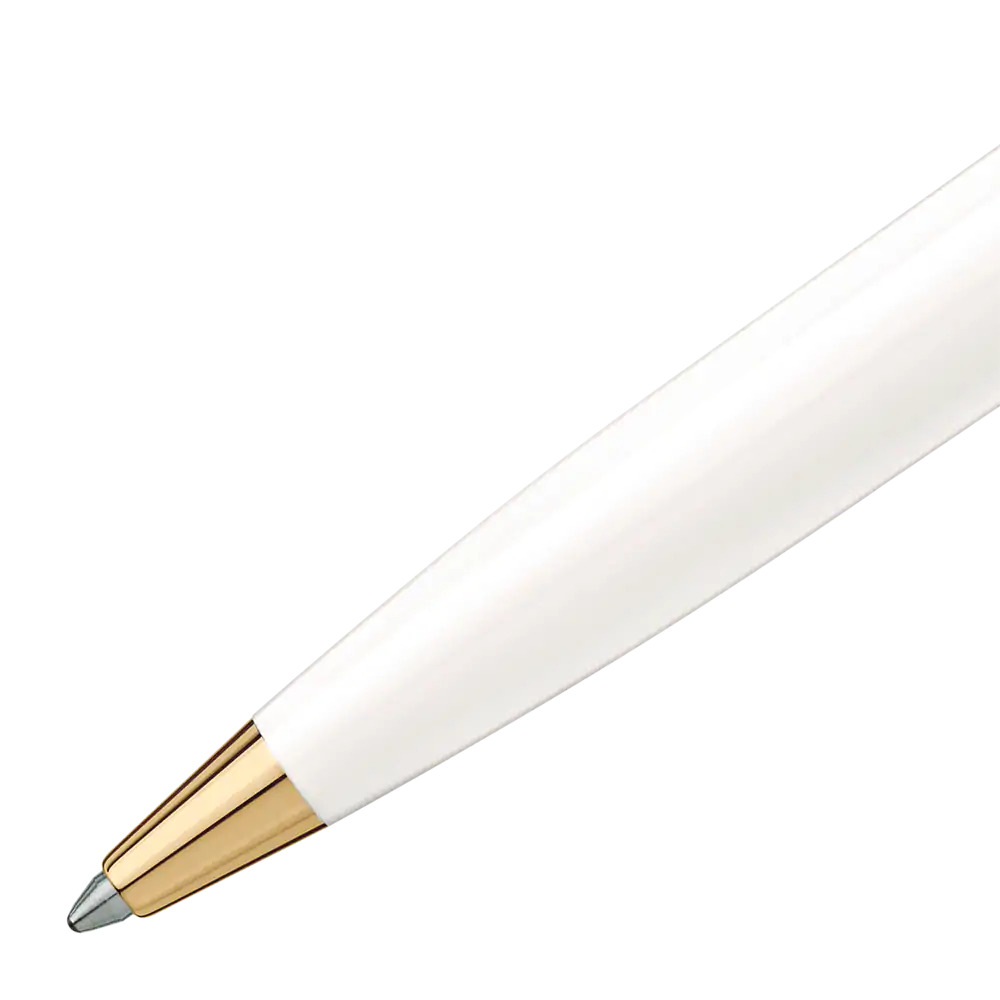 detail Montblanc PIX White Ballpoint Pen 117659