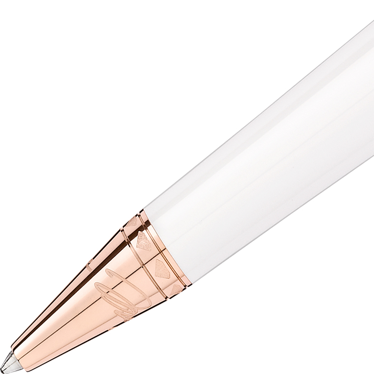 detail Montblanc Muses Marilyn Monroe Special Edition Pearl Ballpoint Pen 117886