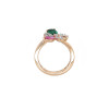 náhled Zlatý prsten Crivelli s barevnými drahokamy