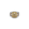 náhled Zlatý Prsten s Fancy Žlutým Diamantem