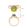 náhled Zlatý Prsten se Zeleným Quartzem