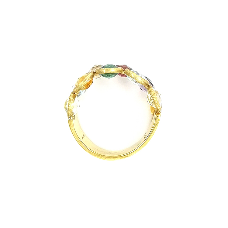 detail Zlatý Prsten s Polodrahokamy Marco Bicego Jaipur