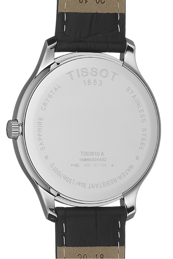detail Tissot Tradition Quartz T063.610.16.058.00