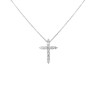 Zlatý Přívěsek Kríž s Diamanty