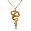 Zlatý Přívěšek s Diamanty Carrera y Carrera Mythology Snake Diamond