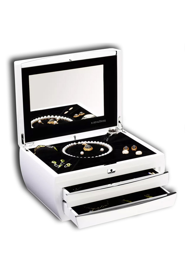 detail Šperkovnice Buben & Zorweg Cosmopolitan Piano White