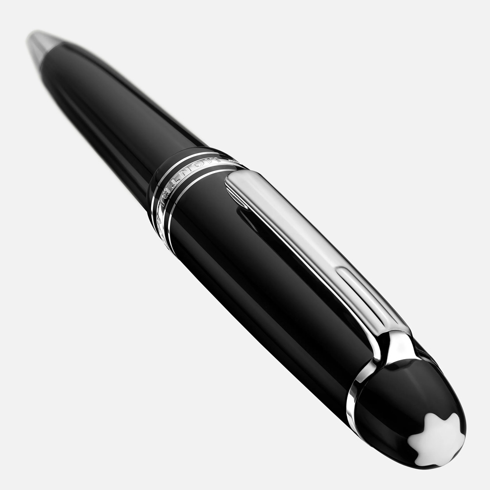detail Montblanc Meisterstück Platinum Line Midsize Ballpoint Pen 132491