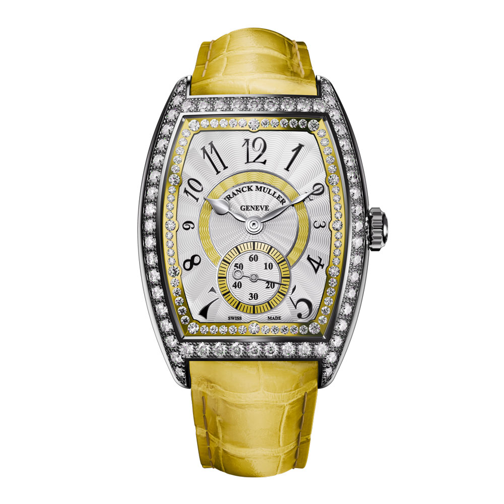 detail Franck Muller Citreé Curvex Rehaut 7500 S6 D 1R REH 1R