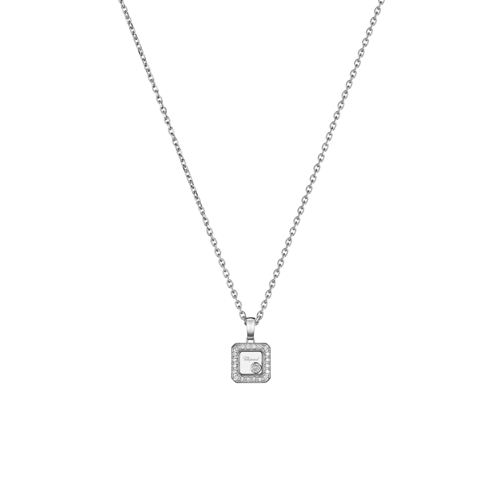 detail Zlatý Náhrdelník Chopard Happy Diamonds 79A114-1201