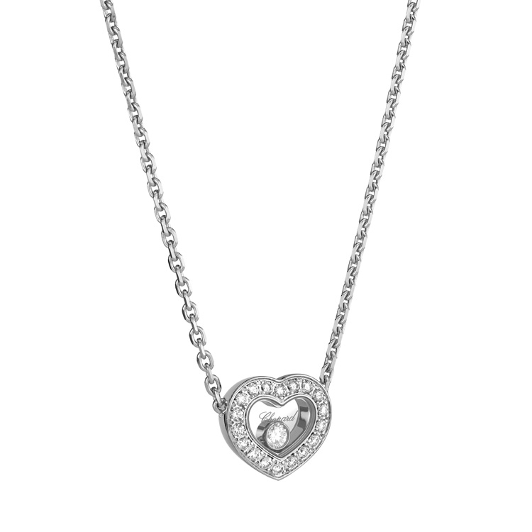 detail Zlatý Náhrdelník Chopard Happy Diamonds 81A054-1201