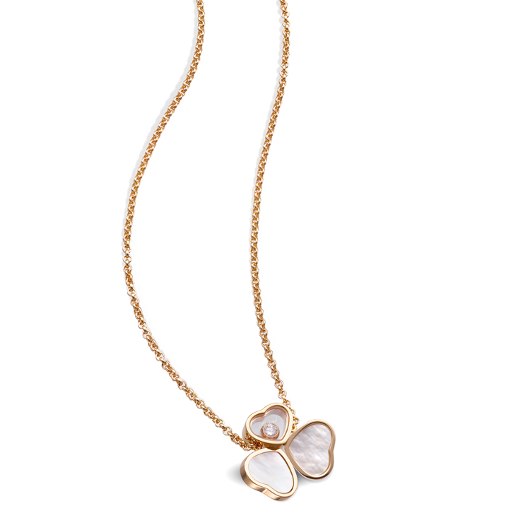 detail Zlatý Přívěsek Chopard Happy Hearts 81A083-5311
