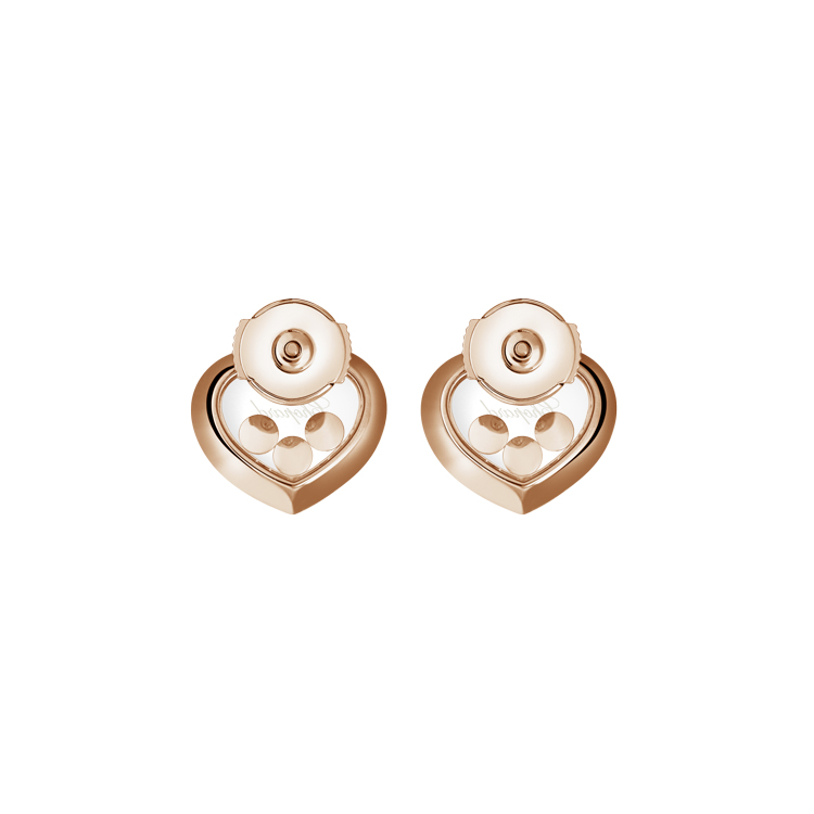 detail Zlaté Náušnice Chopard Happy Diamonds 83A611-5201