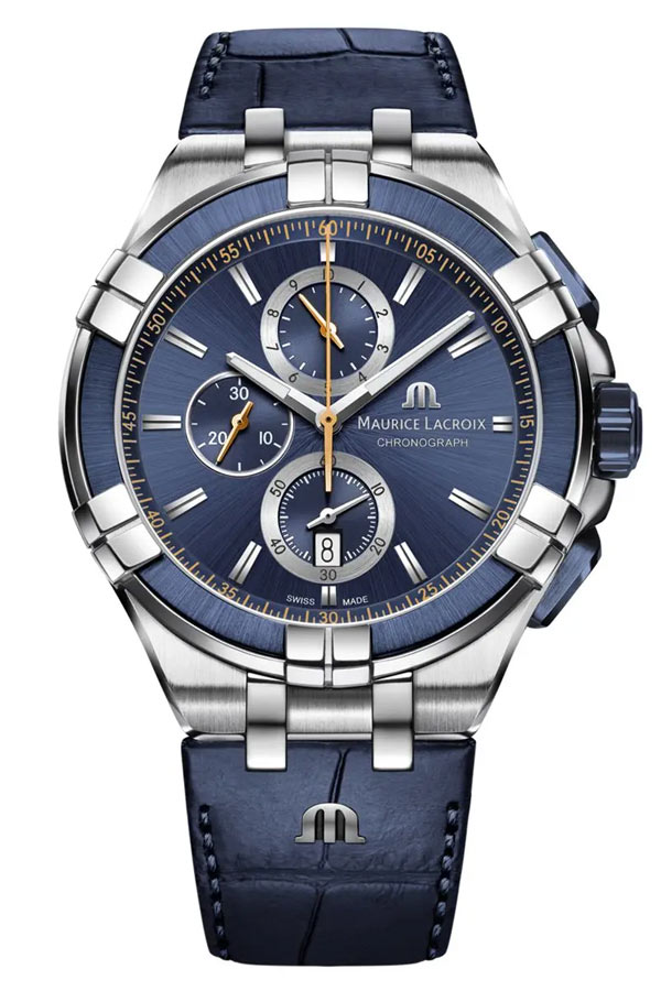 detail Maurice Lacroix Aikon Chronograph 44mm AI1018-SS001-432-4