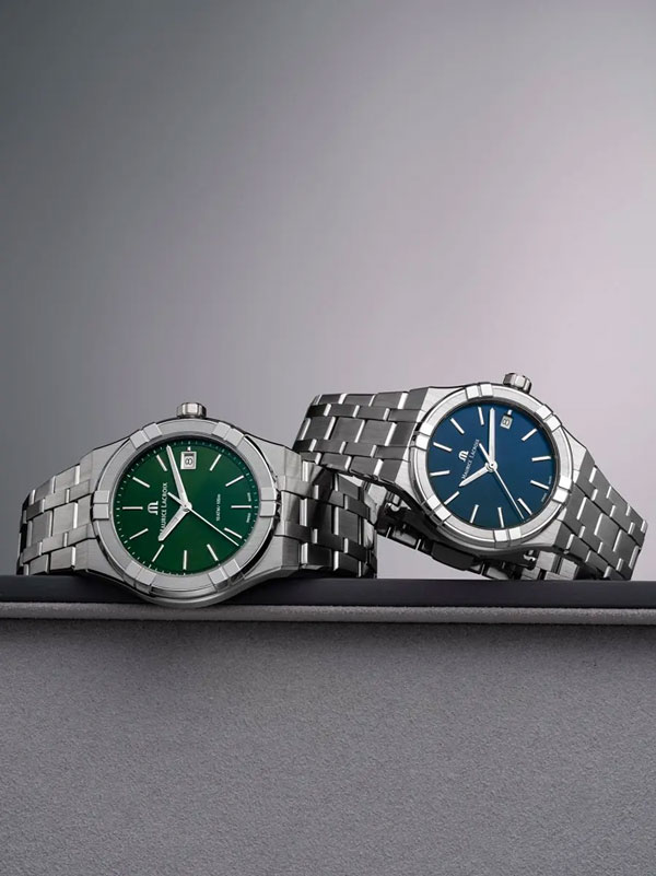 detail Maurice Lacroix Aikon Quartz 40 mm AI1108-SS002-630-1