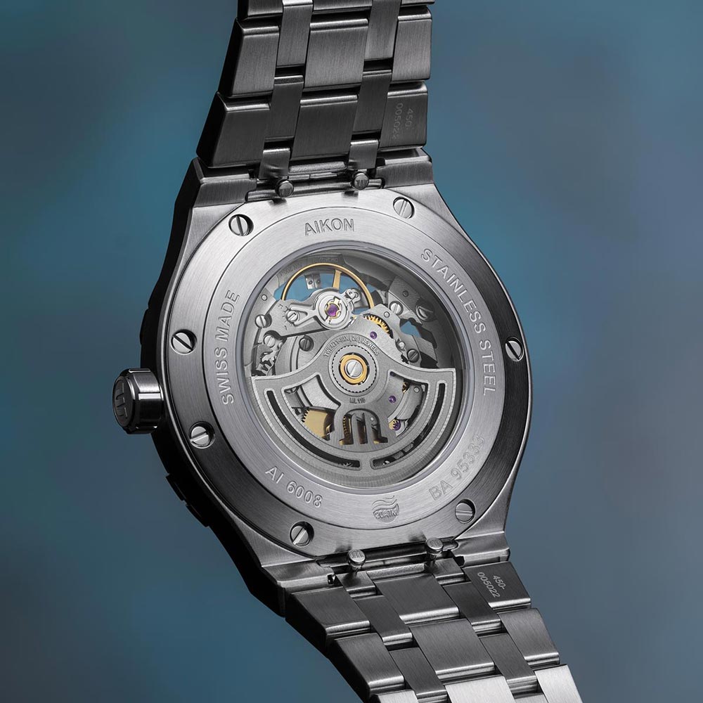 detail Maurice Lacroix Aikon Automatic Skeleton AI6008-SS002-031-1