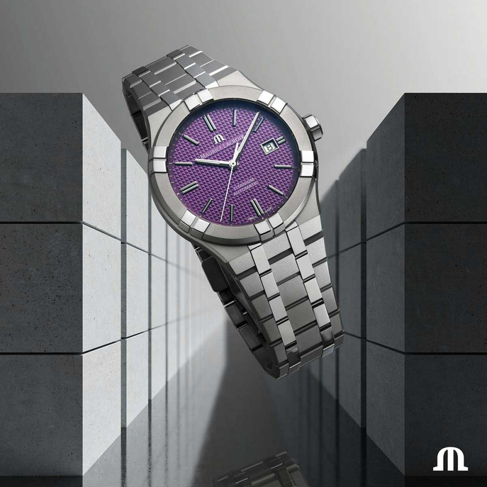 detail Maurice Lacroix Aikon Automatic Titanium AI6008-TT032-430-1