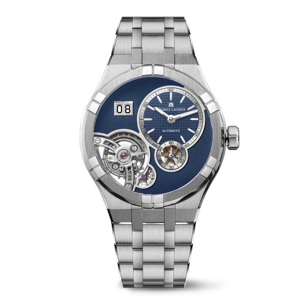 detail Maurice Lacroix Aikon Master Grand Date AI6118-SS00E-430-C