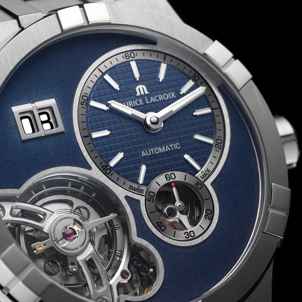 detail Maurice Lacroix Aikon Master Grand Date AI6118-SS00E-430-C