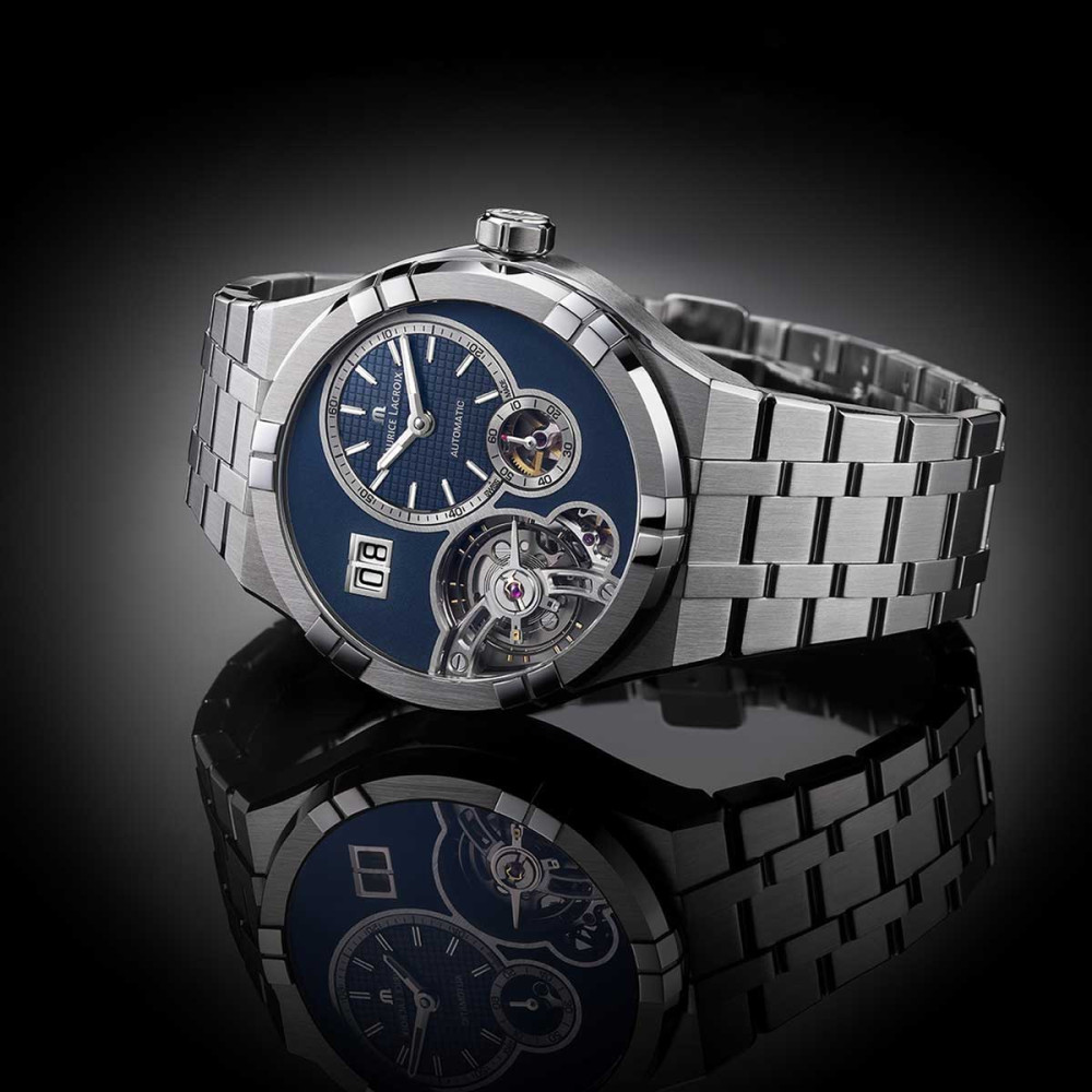 detail Maurice Lacroix Aikon Master Grand Date AI6118-SS00E-430-C