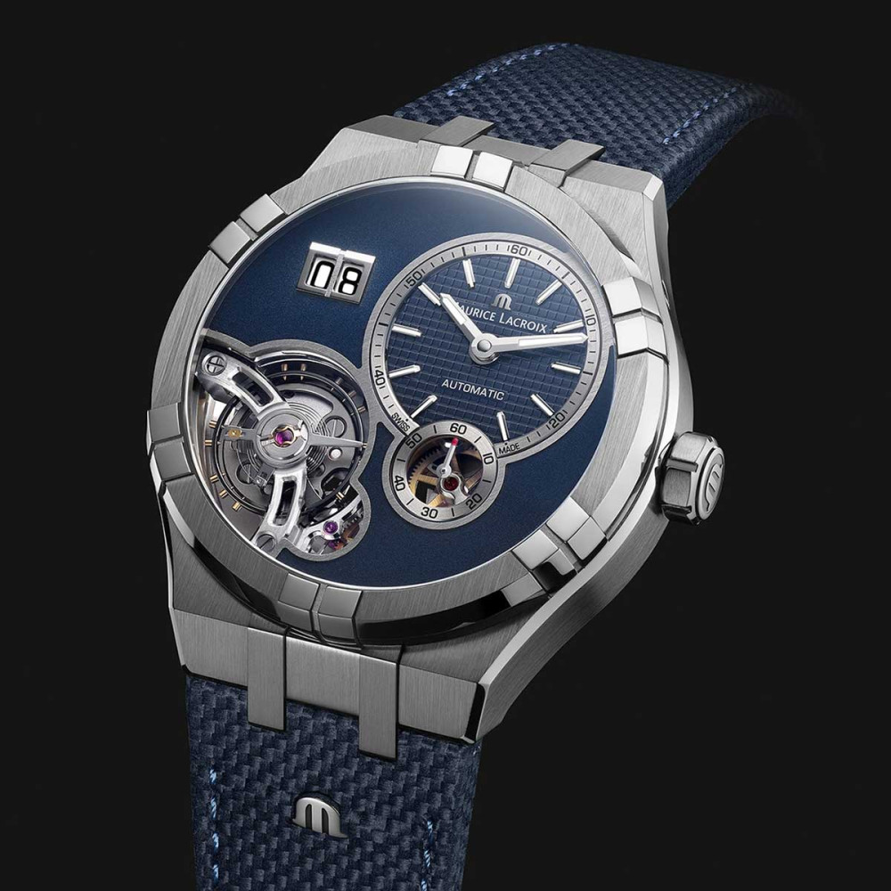 detail Maurice Lacroix Aikon Master Grand Date AI6118-SS00E-430-C