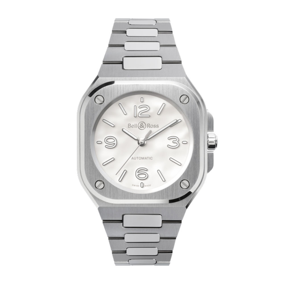 detail Bell & Ross Br-05 36mm Mother of Pearl Steel BR05A-S-MP-ST/SST