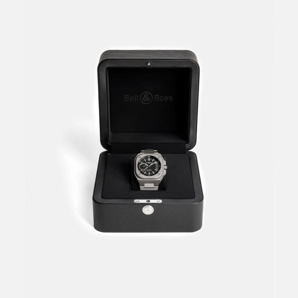 detail Bell & Ross BR-X5 Black Titanium BRX5R-BL-TI/STI