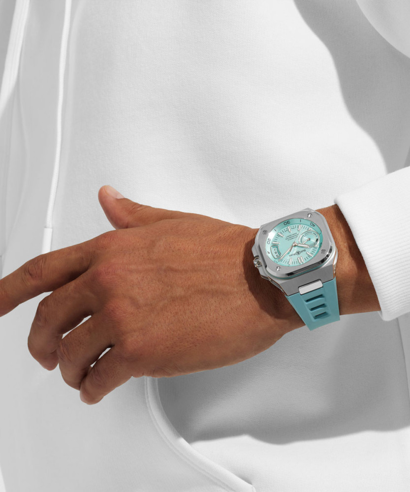 detail Bell & Ross BR-X5 Ice Blue Steel BRX5R-IB-ST/SRB