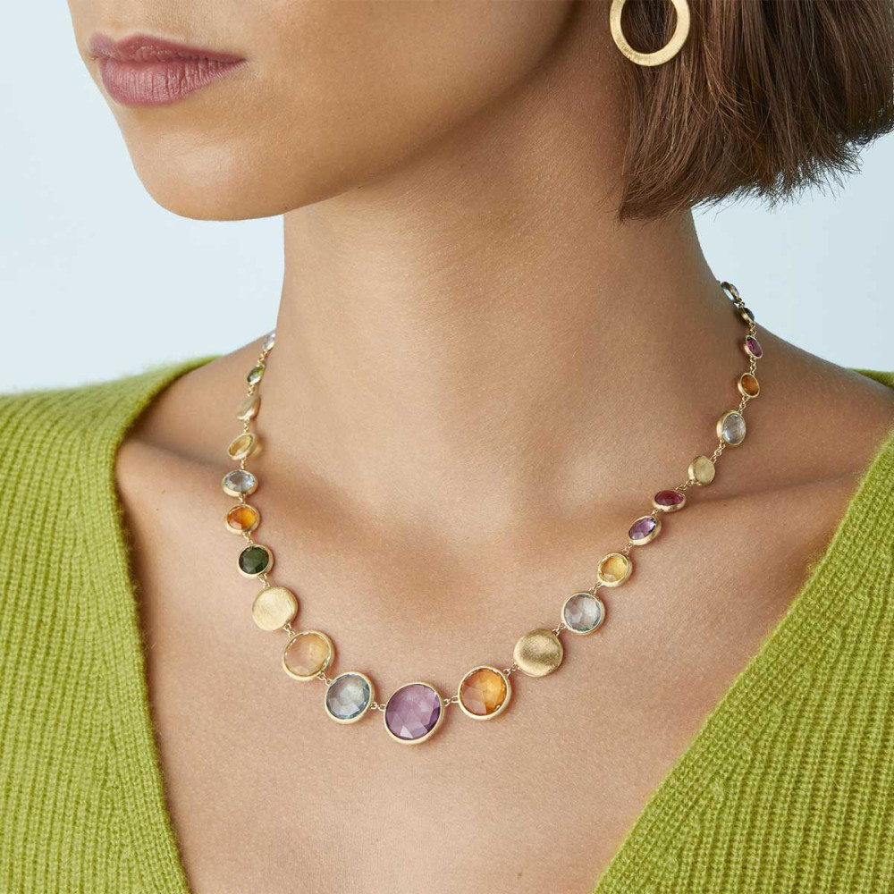 detail Zlatý Náhrdelník Marco Bicego Jaipur Colour CB2160 MIX01 Y 02