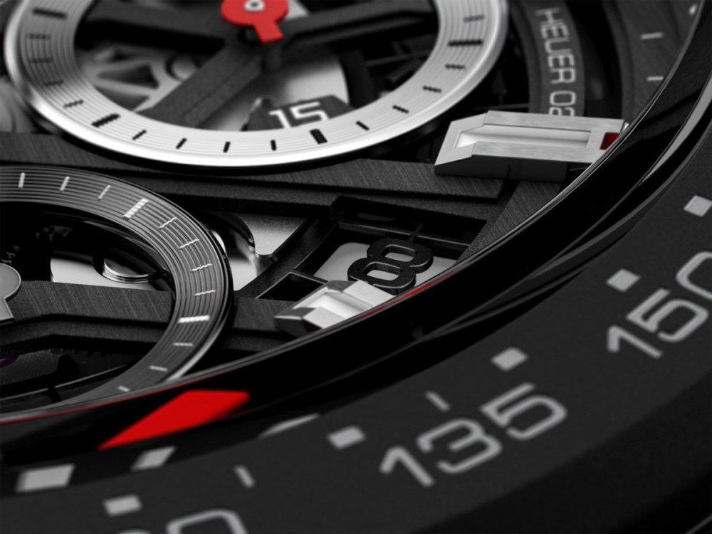 detail Tag Heuer Carrera Automatic Chronograph CBG2A90.FT6173