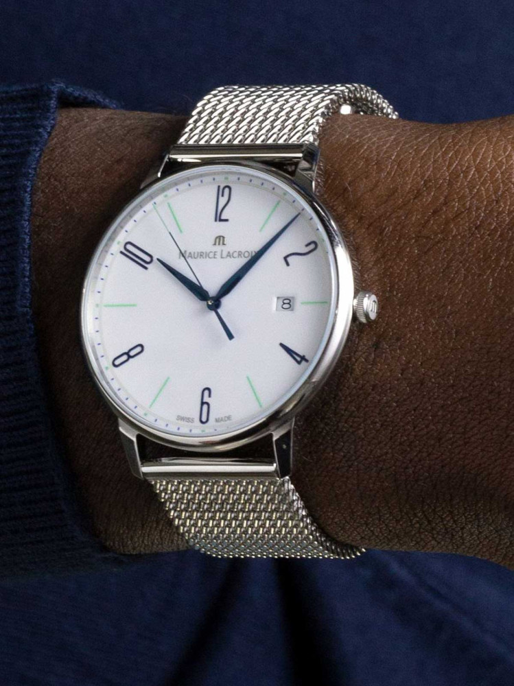 detail Maurice Lacroix Eliros Date 25th Anniversary EL1118-SS00E-120-C