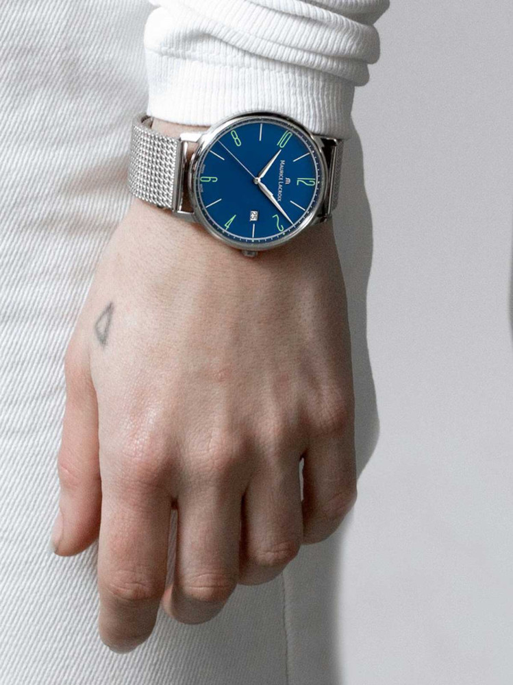 detail Maurice Lacroix Eliros Date 25th Anniversary EL1118-SS00E-420-C