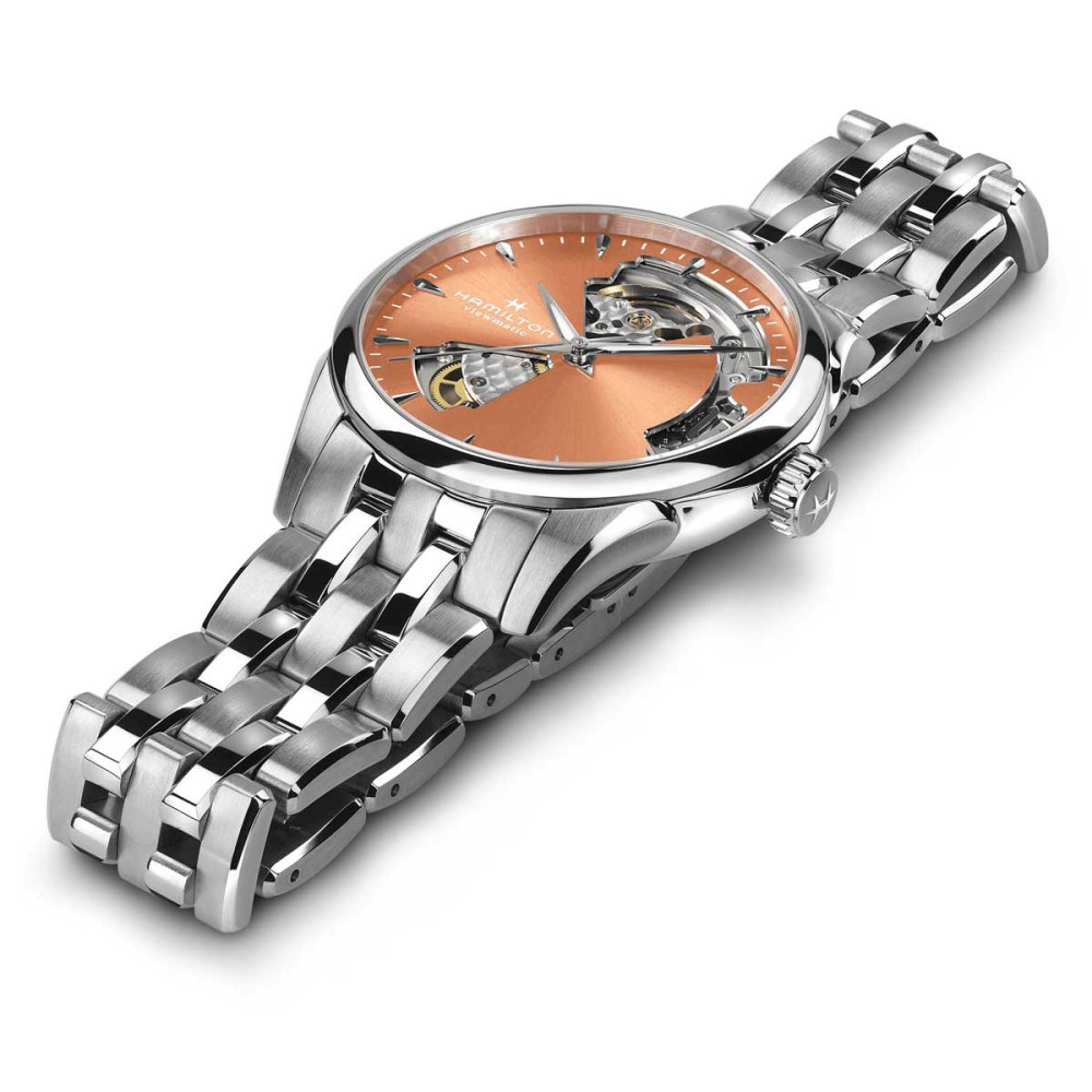 detail Hamilton Jazzmaster Open Heart Lady Auto H32215100