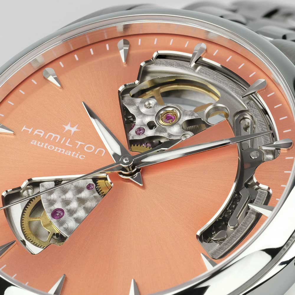 detail Hamilton Jazzmaster Open Heart Lady Auto H32215100