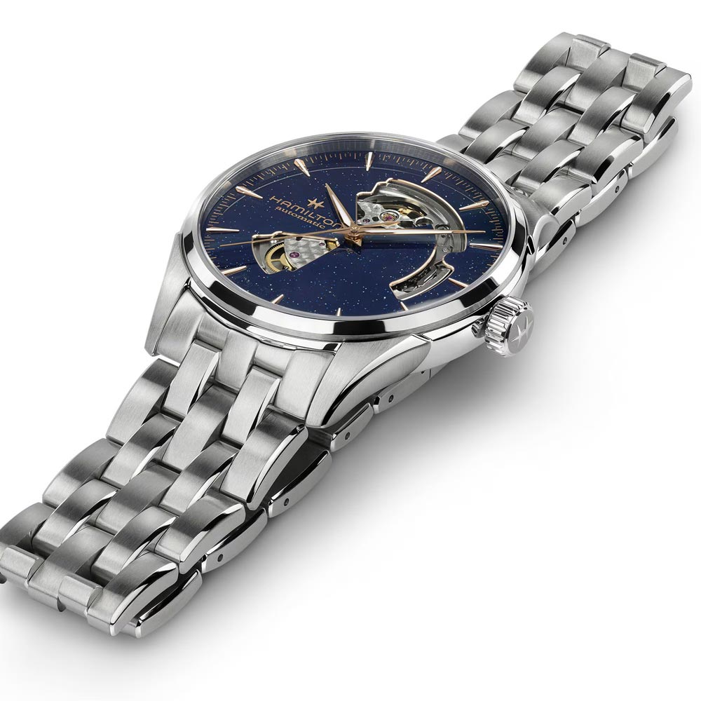 detail Hamilton Jazzmaster Open Heart Auto 42mm H32705140