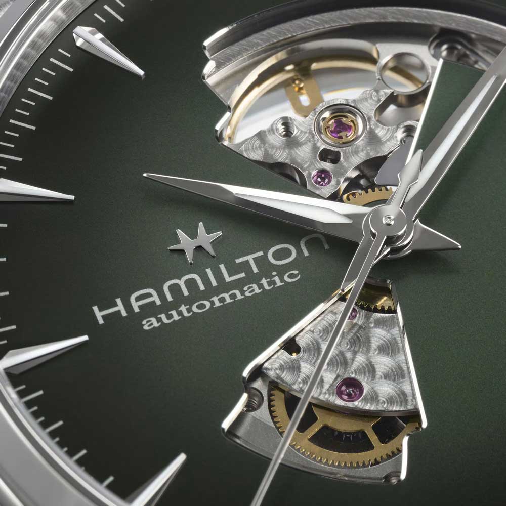 detail Hamilton Jazzmaster Open Heart Auto 42mm H32705560