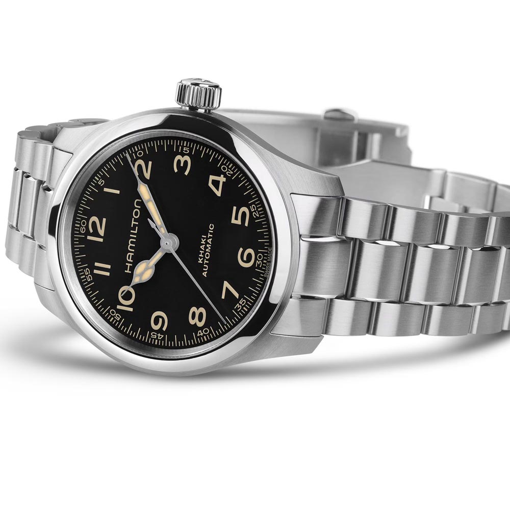 detail Hamilton Khaki Field Murph 38mm H70405130