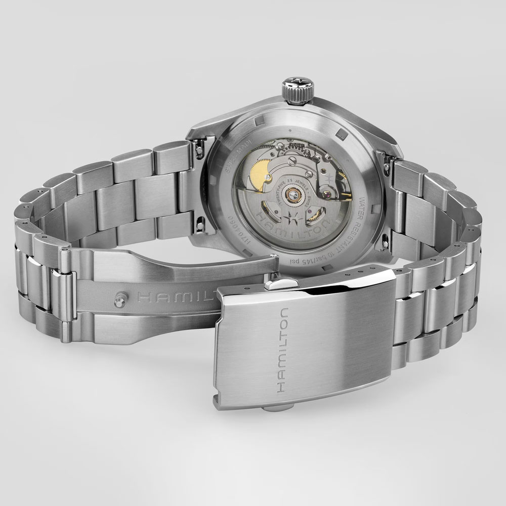 detail Hamilton Khaki Field Murph 38mm H70405130