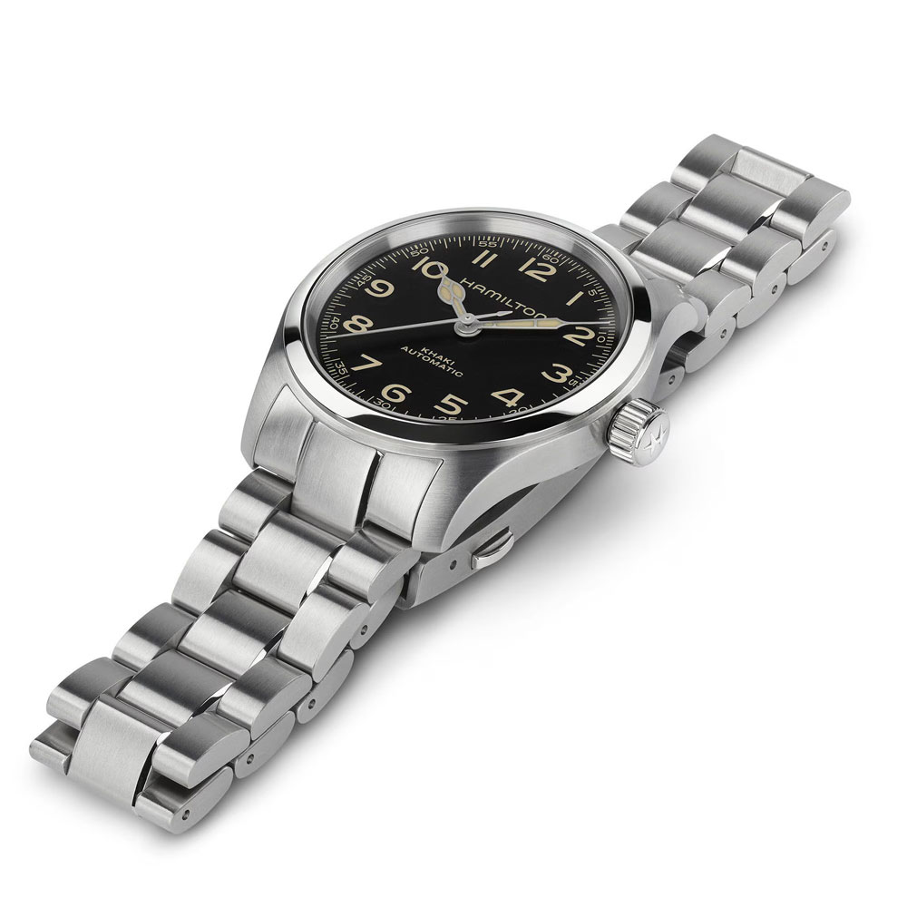 detail Hamilton Khaki Field Murph 38mm H70405130
