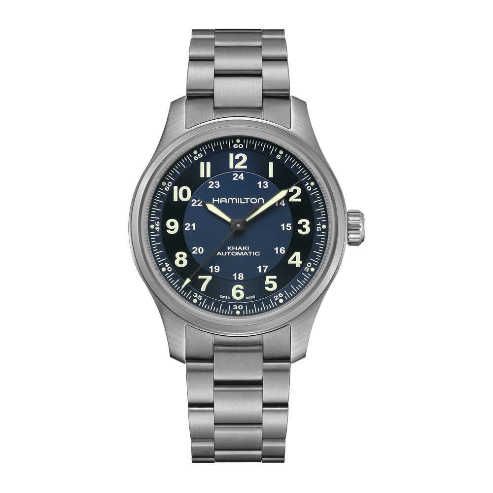 detail Hamilton Khaki Field Titanium Auto H70545140