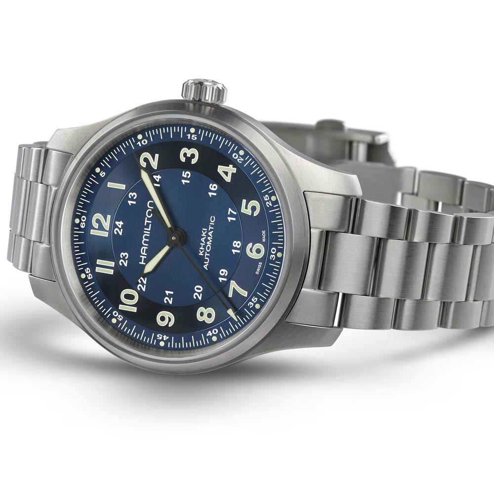 detail Hamilton Khaki Field Titanium Auto H70545140