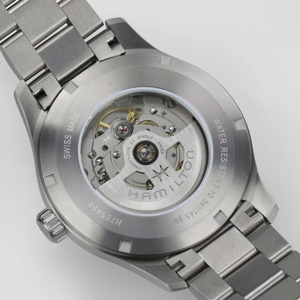 detail Hamilton Khaki Field Titanium Auto H70545140