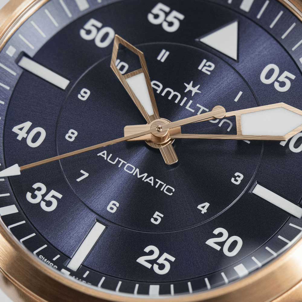 detail Hamilton Khaki Aviation Pilot Auto H76245840