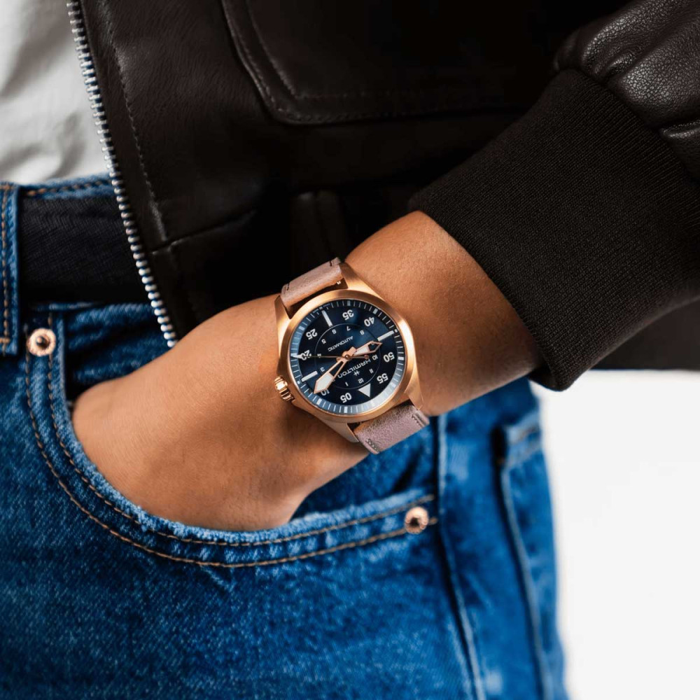 detail Hamilton Khaki Aviation Pilot Auto H76245840