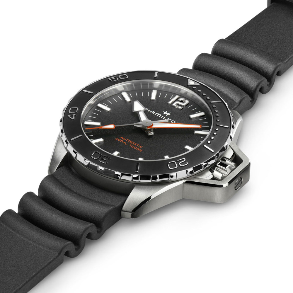 detail Hamilton Khaki Navy Frogman Auto H77825330