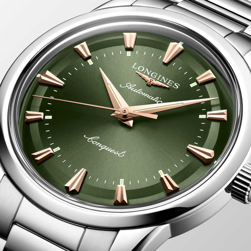 detail Longines Conquest Heritage L1.650.4.02.6