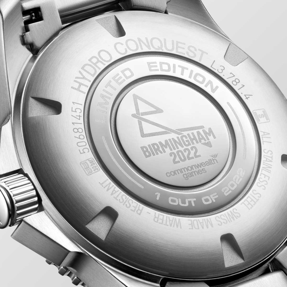 detail Longines HydroConquest XXII Commonwealth Games L3.781.4.59.6